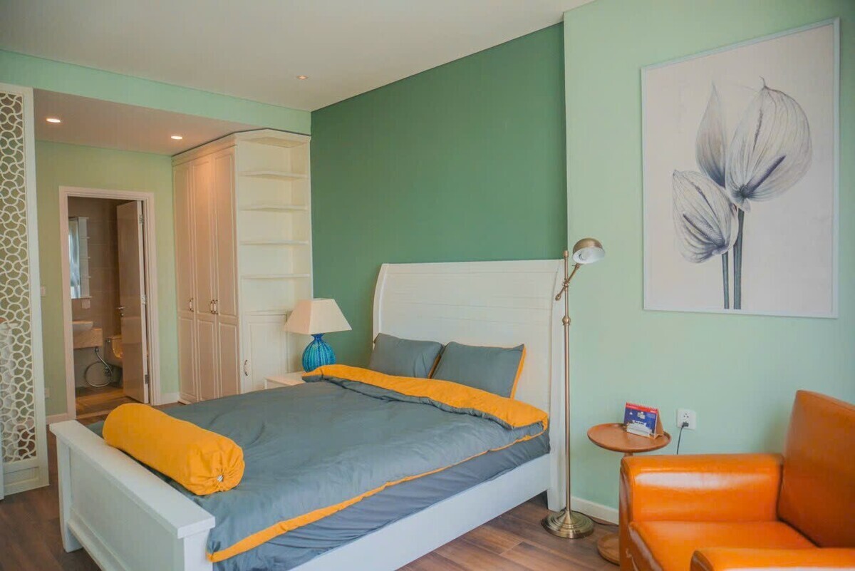 Cho thuê căn 3pn Đảo Kim Cương 36 triệu nội thất full đồ dùng 117m2