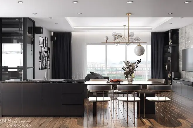 Vista Verde cho thuê 3pn đầy đủ giá 35 triệu full nội thất 136m2