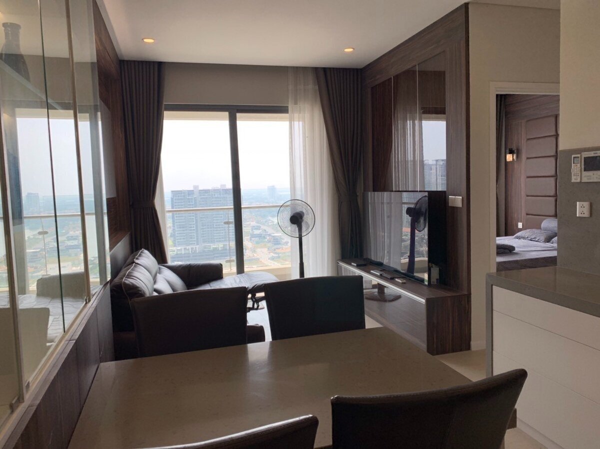 Đảo Kim Cương cho thuê căn hộ 1 phòng ngủ giá 18 triệu tầng cao mát