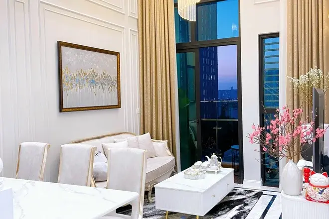 Bán nhà 2pn 103m2 thiết kế tone màu trắng sang trọng tại Feliz En Vista Quận 2