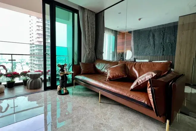 3PN Sky Loft Duplex cần bán giá 11 tỷ ban công hương tây bắc đầy đủ nội thất