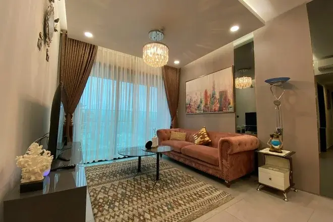 Cho thuê căn hộ Feliz En Vista 35 triệu nội thất cao cấp có ban công, logia