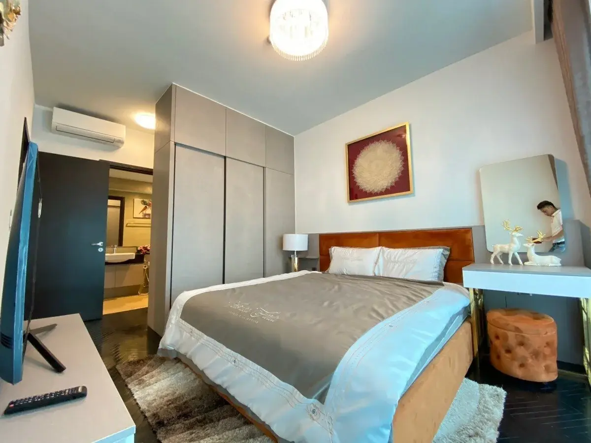 Cho thuê căn hộ Feliz En Vista 35 triệu nội thất cao cấp có ban công, logia