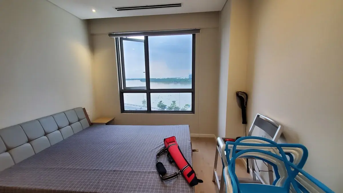 Cho thuê 2pn Đảo Kim Cương giá 1700$ căn góc view sông đẹp