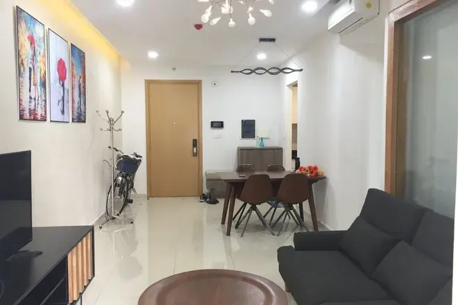 Vista Verde cho thuê 1pn giá 3,95 tỷ nội thất full đồ tầng trung dễ di chuyển