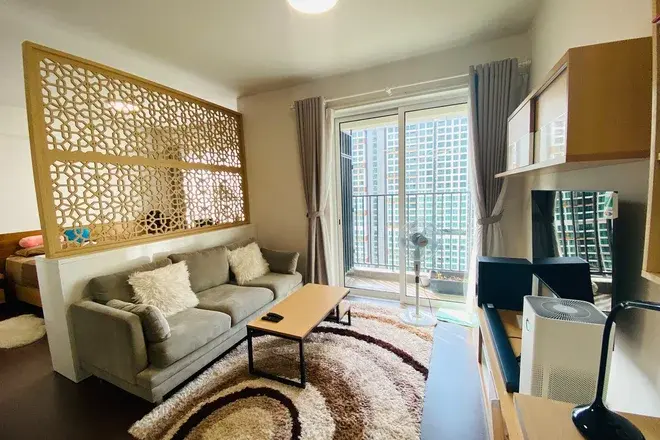 Vista Verde cho thuê 1pn giá 16 triệu nội thất full tầng cao 54m2