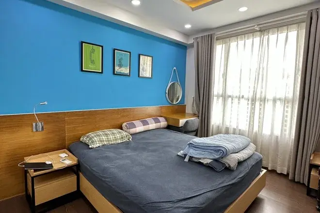 Thuê căn hộ Quận 2 Vista Verde 1pn giá 15 triệu nội thất rất đẹp sàn gỗ full