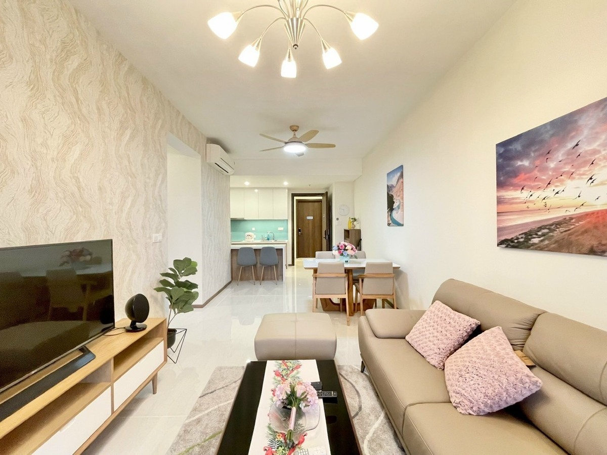 Cho thuê 2PN One Verandah Full nội thất giá 20,6 triệu đẹp tầng cao mát mẻ