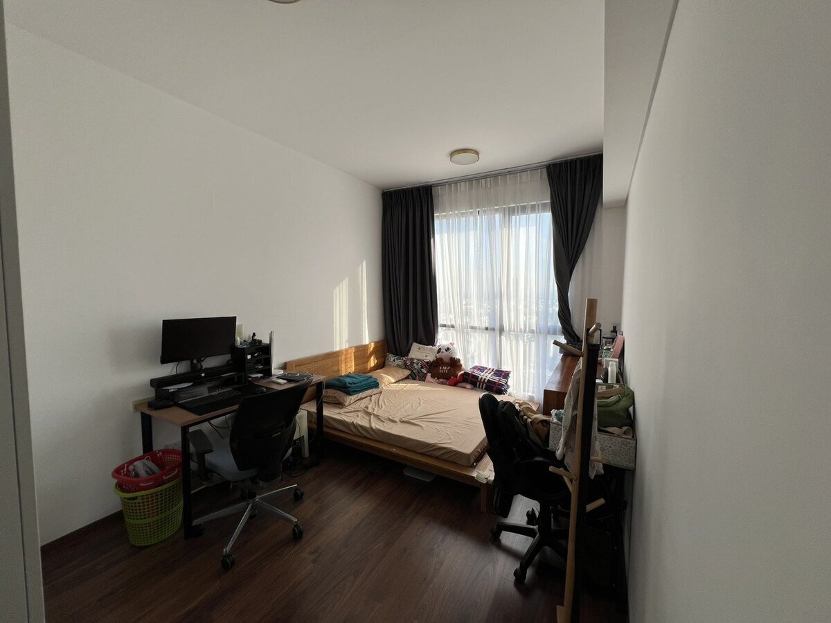 Cho thuê căn 1 phòng ngủ One Verandah, tầng cao thoáng mát nội thất cơ bản