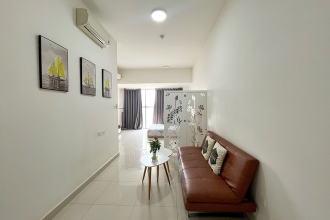 Cho thuê căn hộ studio 40m2 có sẵn nội thất giá 10 triệu/tháng