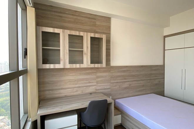 Cho thuê 2PN nội thất đầy đủ nhà đẹp lầu cao view sông The Sun Avenue Quận 2