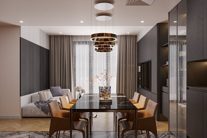 2 phòng ngủ full nội thất cao cấp giá 30 triệu 74m2 Lumiere Riverside