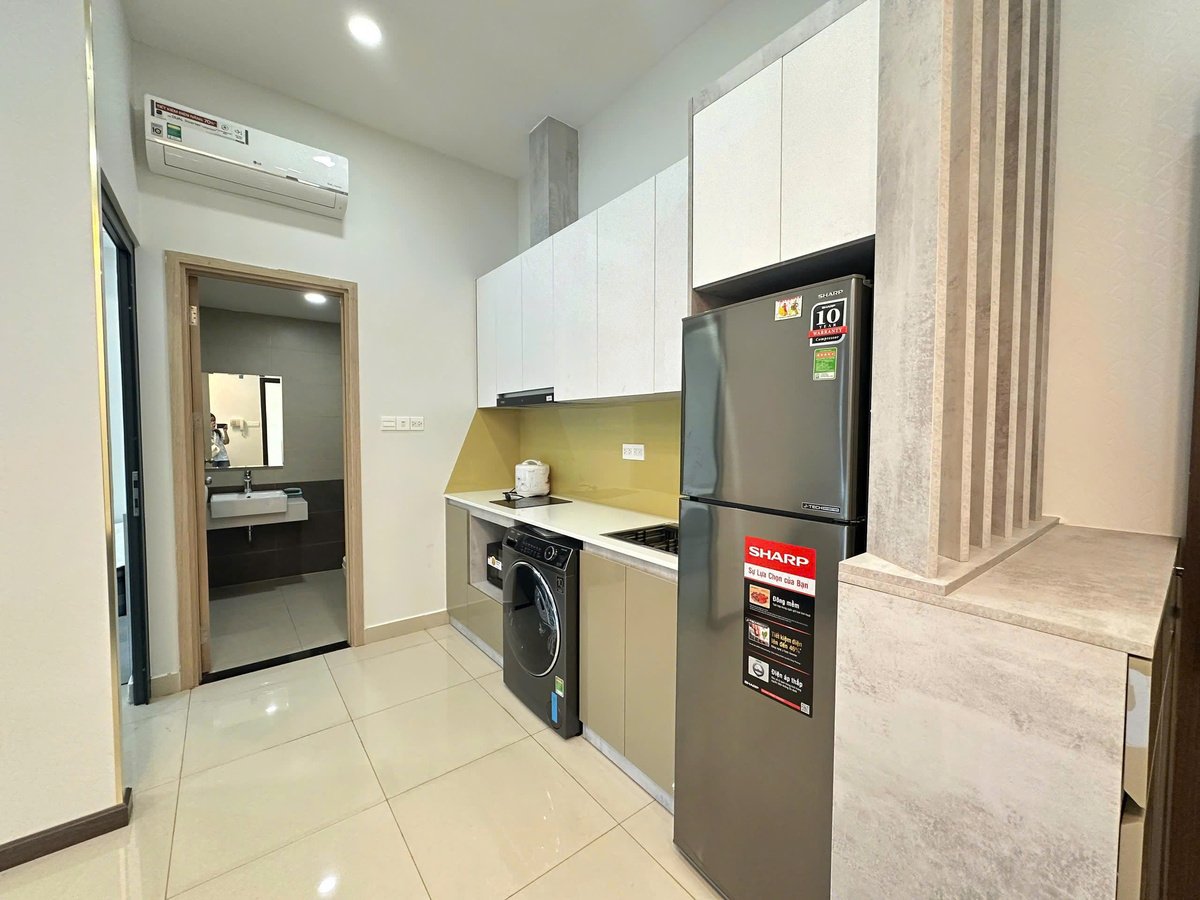 Studio Có Ngăn Phòng Đầy Đủ Nội Thất Xinh Xĩu – The Sun Avenue Studio