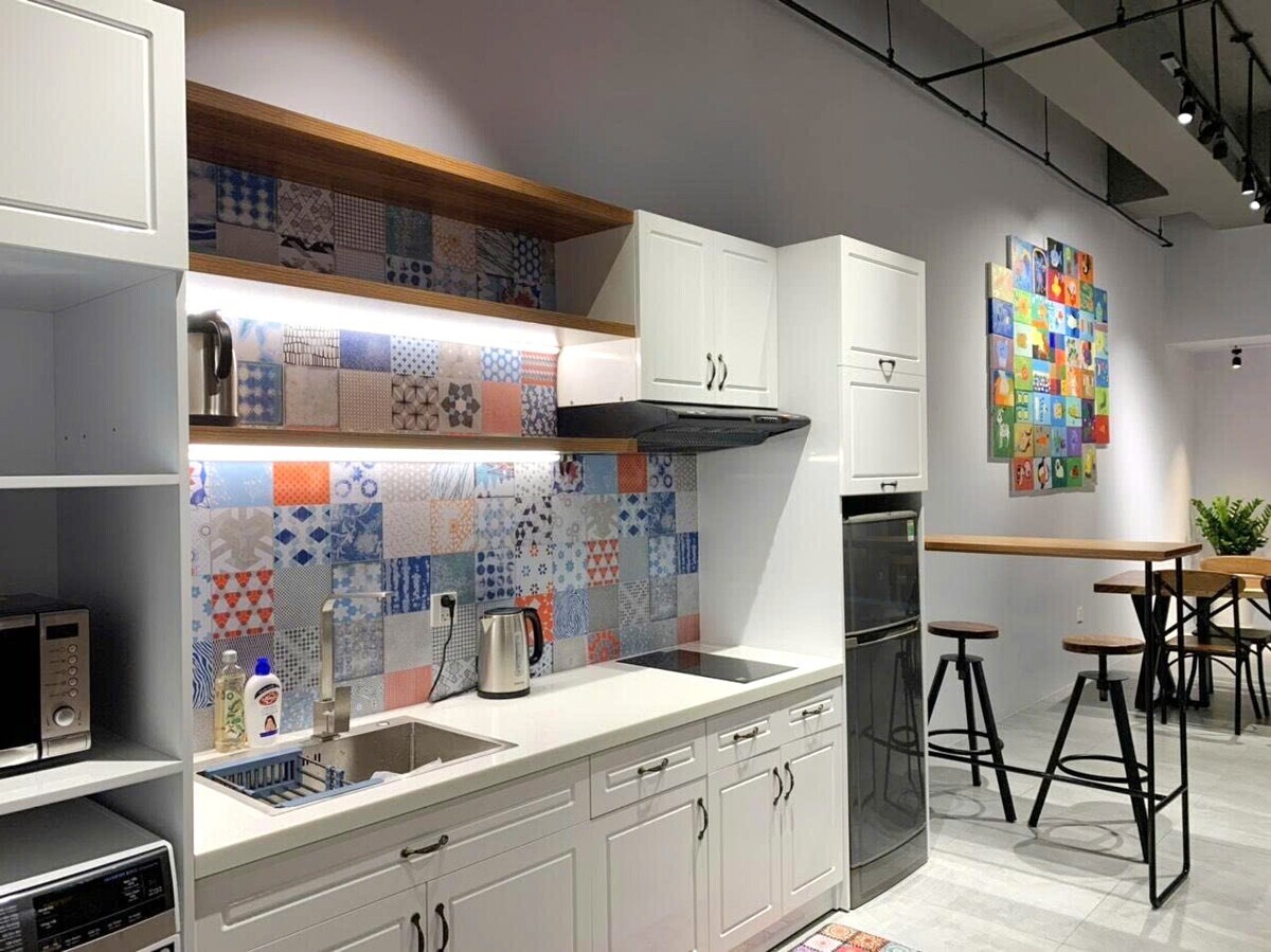 Căn Hộ Studio Nội Thất Cực Xinh Có Phòng Ngủ Riêng - The Sun Avenue Studio