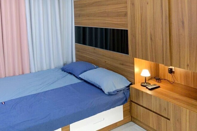 Căn Hộ Studio Nội Thất Cực Xinh Có Phòng Ngủ Riêng - The Sun Avenue Studio