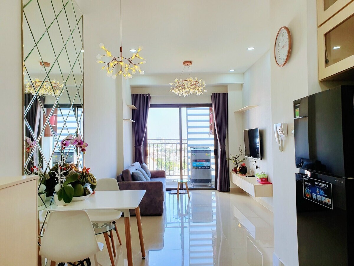 1P+1, 55 M2 Tầng thấp, Tháp Trung tâm cho thuê 14 triệu/ tháng