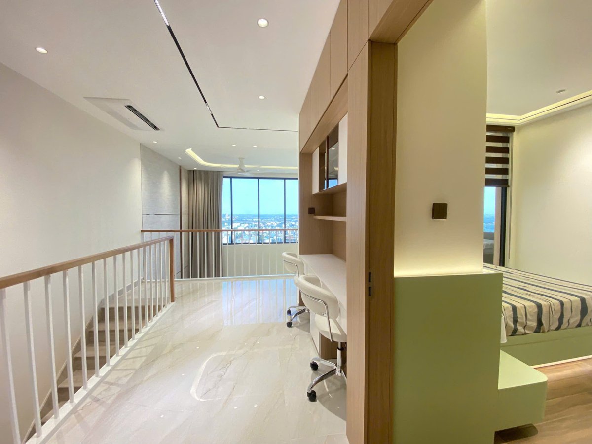 CĂN HỘ DUPLEX 3PN – 185m² – VIEW SÔNG SÀI GÒN – FULL NỘI THẤT CAO CẤP – GIÁ CHO THUÊ 3000$/THÁNG