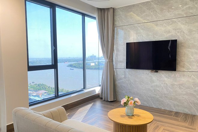 CĂN HỘ DUPLEX 3PN – 185m² – VIEW SÔNG SÀI GÒN – FULL NỘI THẤT CAO CẤP – GIÁ CHO THUÊ 3000$/THÁNG