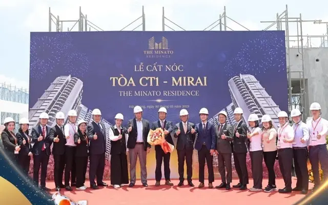 Lễ cắt nóc tòa CT1 - Mirai (30/05/2023)