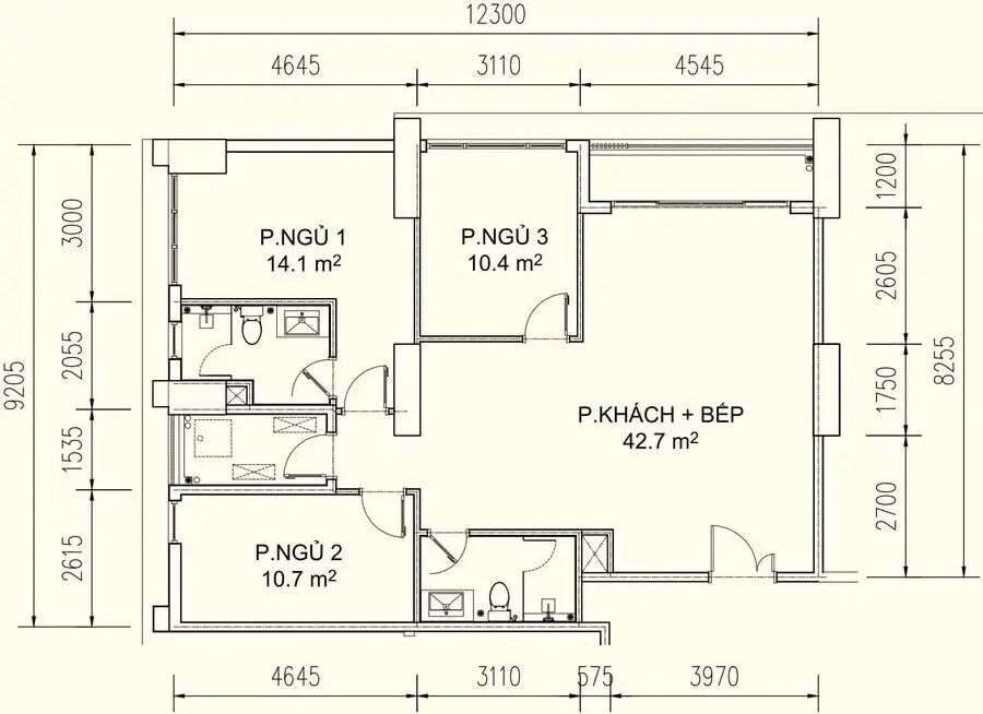 Thiết kế 102.90 m2