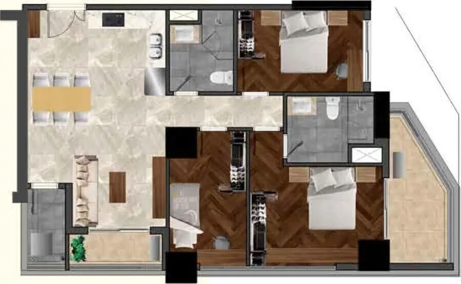 Thiết kế 107.56 m2