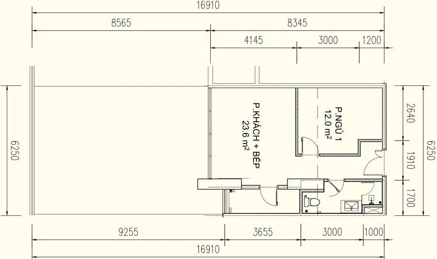 Thiết kế 47.24 m2