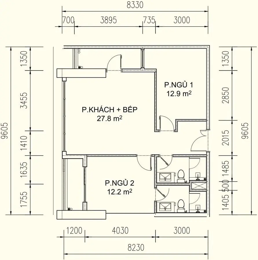 Thiết kế 74.36 m2