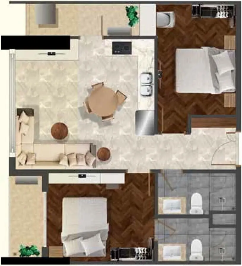 Thiết kế 74.36 m2