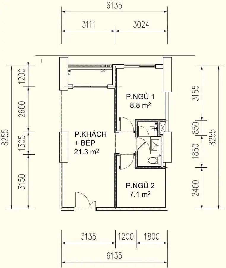 Thiết kế 47.04 m2
