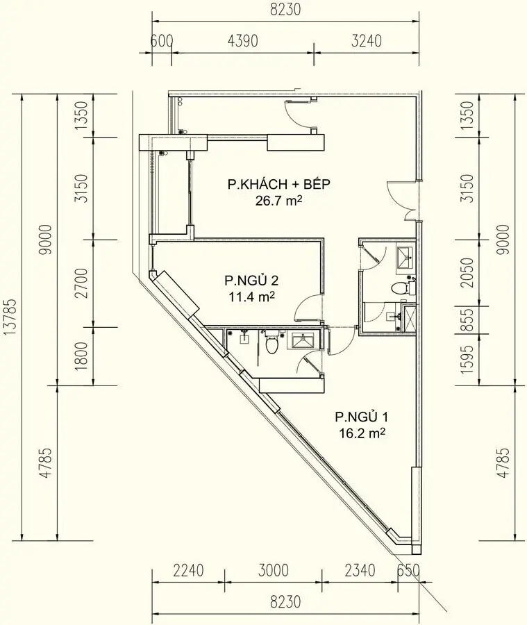 Thiết kế 75.52 m2