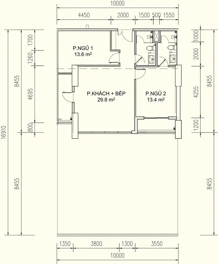 Thiết kế 78.96 m2