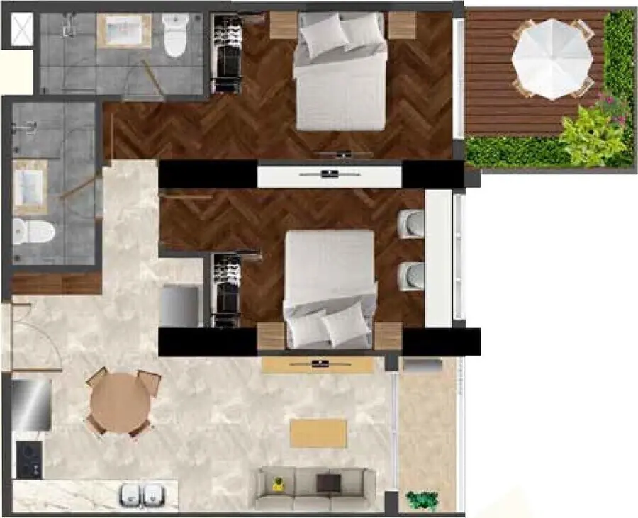 Thiết kế 67.87 m2