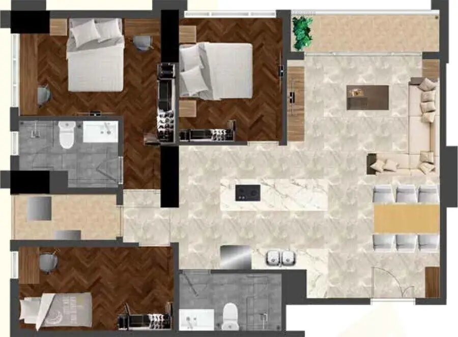 Thiết kế 102.90 m2