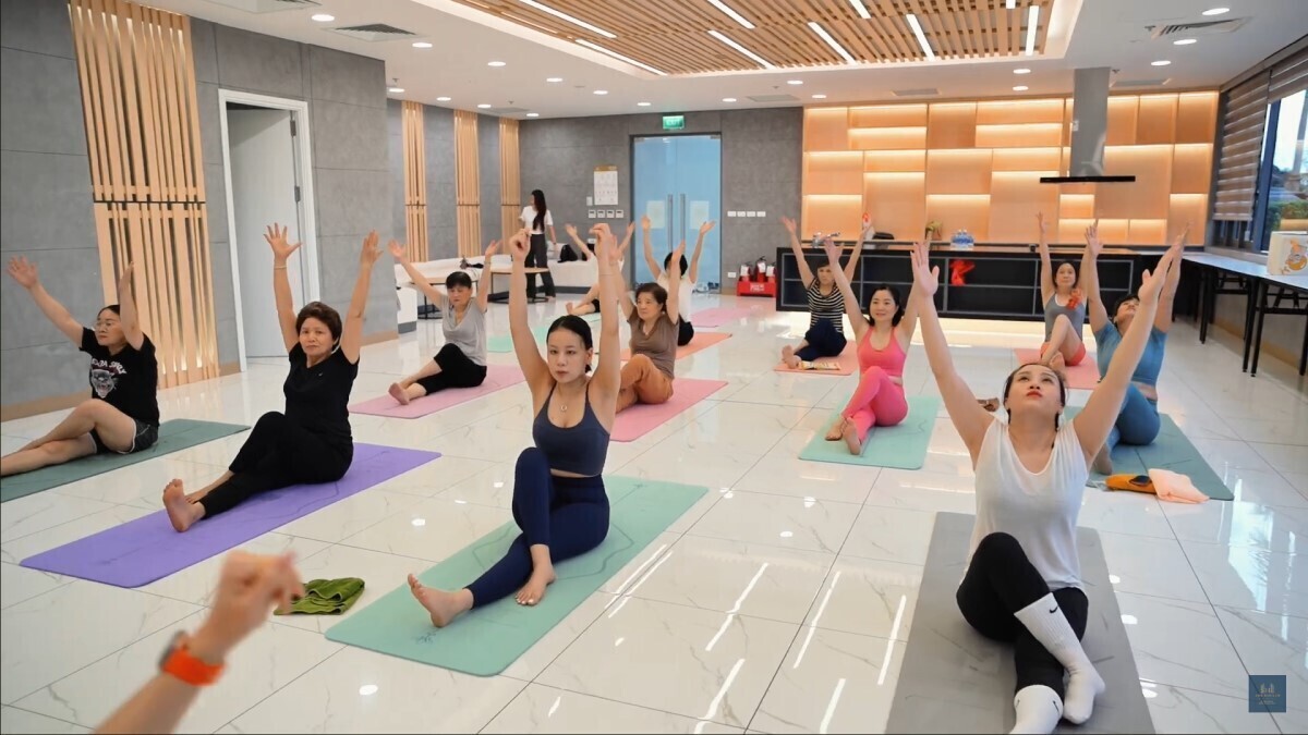 Trải nghiệm lớp Yoga cùng cư dân Minato - Chung cư Nhật The Minato Residence Hải Phòng
