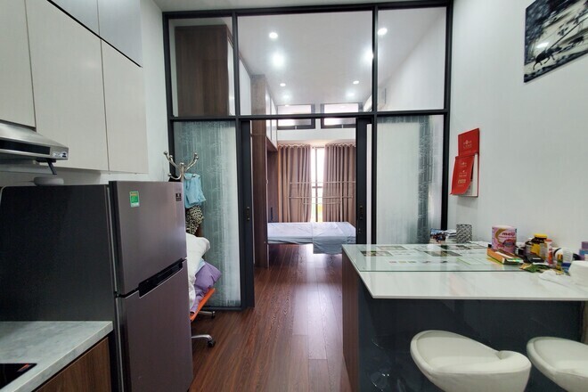 Cho Thuê Căn Hộ Studio 35m2 Giá 10 Triệu Đầy Đủ Nội Thất - Có Ngăn Sẵn Phòng Ngủ Riêng