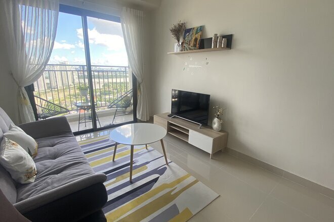 Cho Thuê Chung Cư The Sun Avenue Giá 14 Triệu - 51m2 Tầng Cao View Đẹp