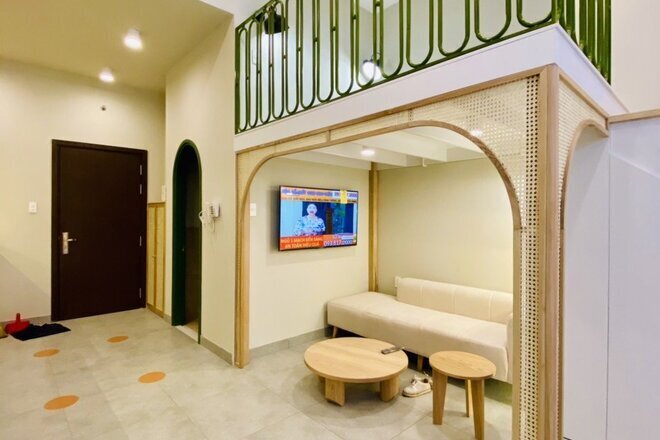 Căn Hộ Studio Cho Thuê Tại The Sun Avenue Nhà thiết kế đẹp lạ, độc đáo