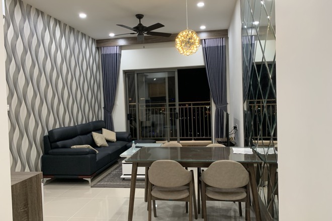 Cho Thuê Căn Hộ 3 Phòng Ngủ - 2WC The Sun Avenue - Đầy Đủ Nội thất - Tầng Cao Ngắm Landmark