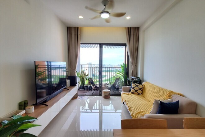 Mua Bán Căn Hộ The Sun Avenue 75m2 - 6,2 Tỷ Nội Thất Đầy Đủ Tầng Cao View Sông