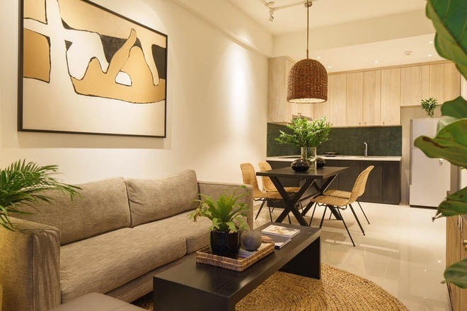 Cho Thuê 2 Phòng Ngủ - 2WC The Sun Avenue Nội Thất Đẹp Giá 17 Triệu - Ban Công Dài