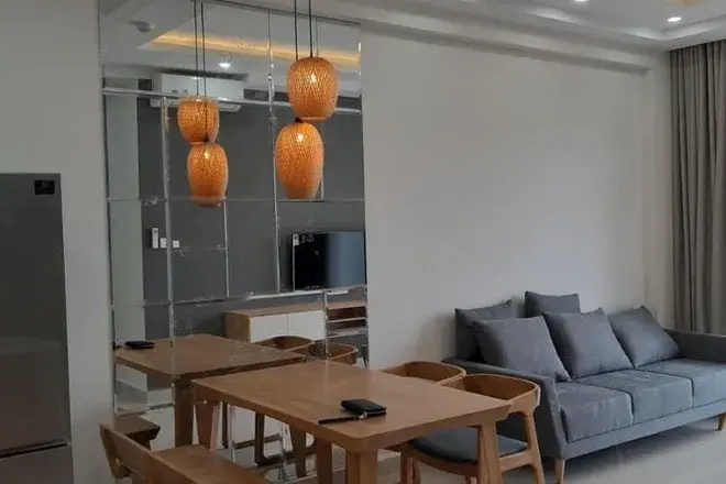 Căn Hộ The Sun Avenue Cho Thuê 2PN - 75m2 Giá 16,5tr Full Nội Thất Đẹp Ban Công Dài