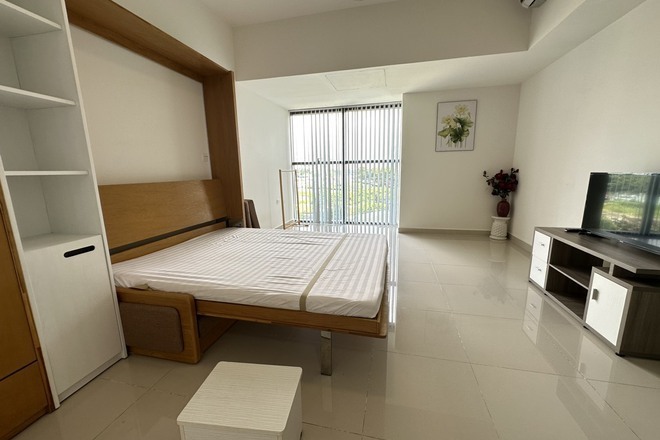 Cho Thuê Căn Hộ Studio The Sun Avenue 10.5 Triệu Full Nội Thất Giường Thông Minh