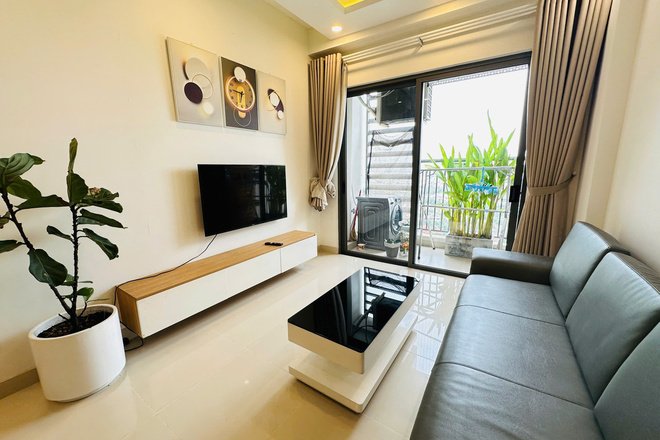 Nhà Đẹp 2 Phòng Ngủ View Sông Cần Cho Thuê The Sun Avenue Giá 17 Triệu