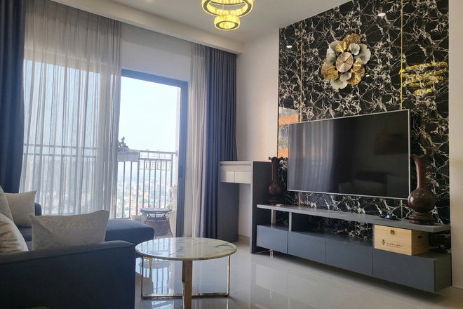 Căn Góc 3 Phòng Ngủ Cho Thuê The Sun Avenue Giá 21Tr