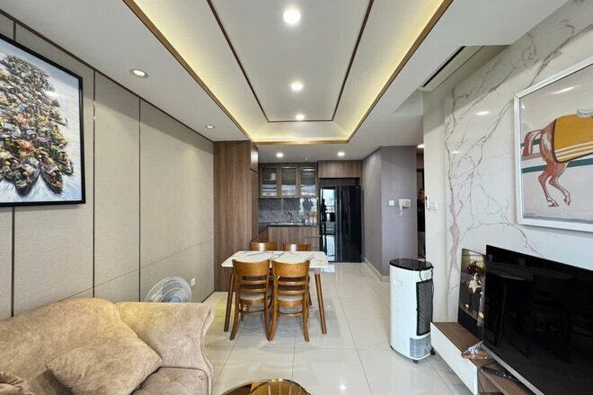 Chung Cư The Sun Avenue Cho Thuê Căn 2 Phòng Ngủ View Landmark 81