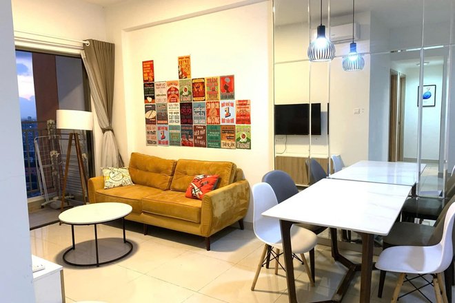 Căn Hộ 2 Phòng Ngủ Cho Thuê The Sun Avenue