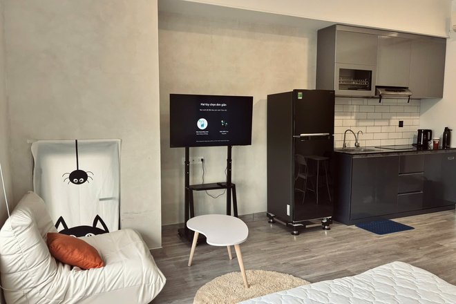 Căn hộ Studio The Sun Avenue Đầy Đủ Nội Thất Cho Thuê Giá 11Tr5