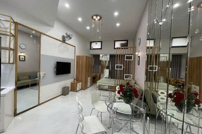 Cho Thuê Căn Hộ Studio Chung Cư The Sun Avenue - 32m2 Nhà Thiết Kế Đẩy Đủ Nội Thất Ở