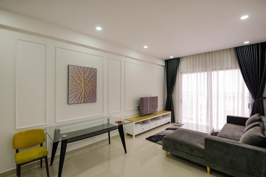 Cho Thuê Căn Hộ 3 Phòng Ngủ View Sông - The Sun Avenue - Full Nội Thất Đẹp