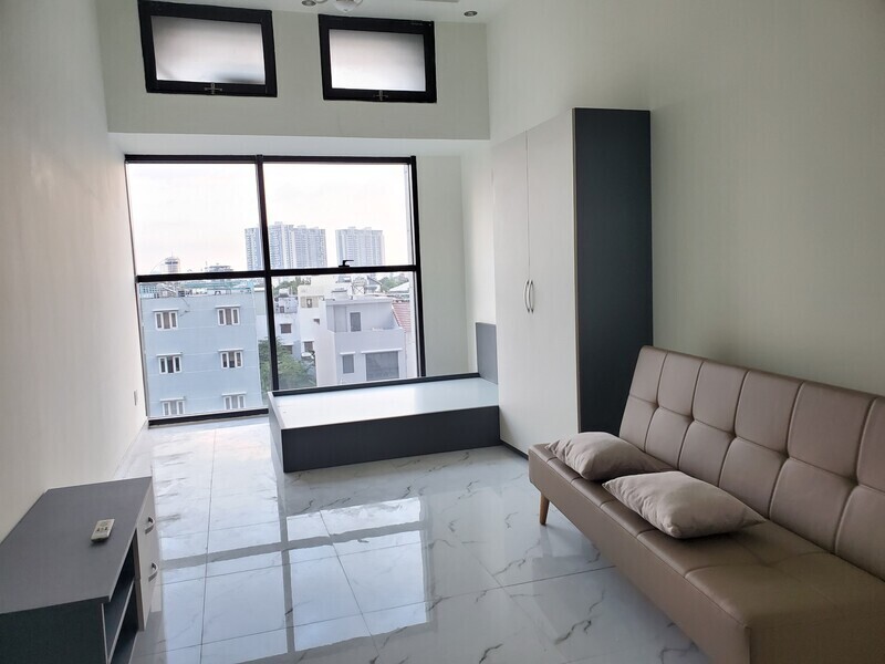 Chung Cư The Sun Avenue Cho Thuê Officetel 31m2 Giá 10 triệu/tháng Nội Thất Cơ Bản Bếp